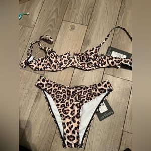 leopard print bikini